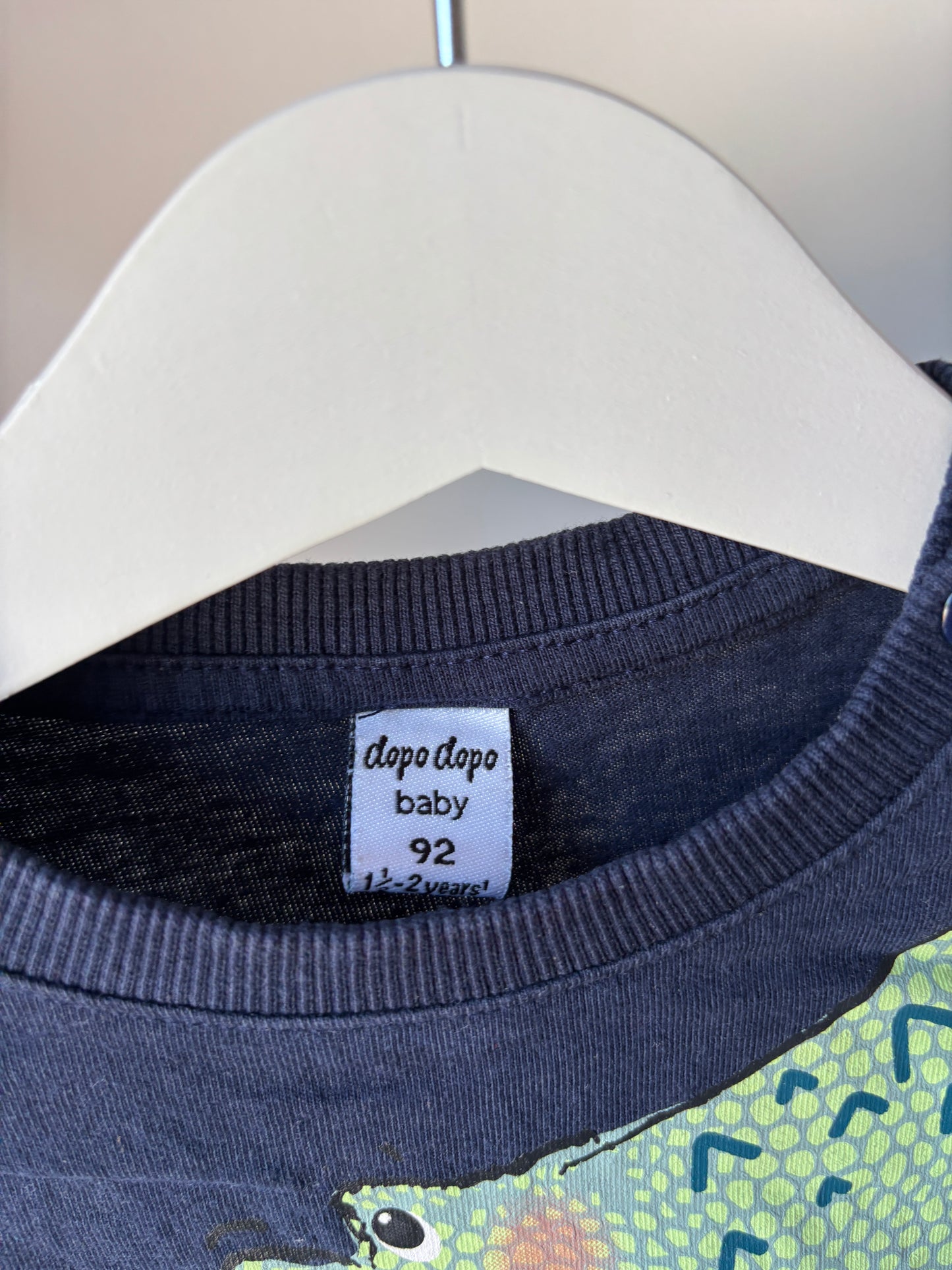 Marineblauwe T-shirt