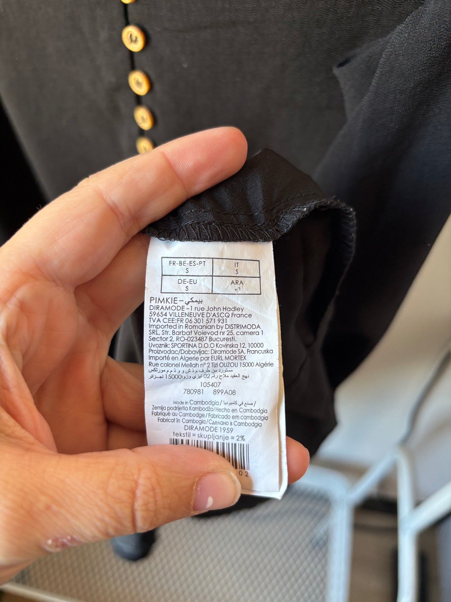 Zwarte mouwloze jurk