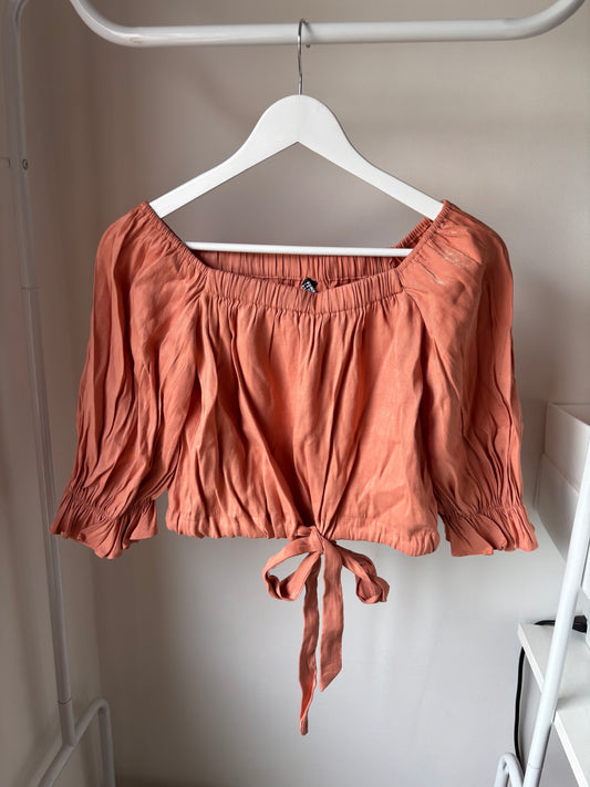 Pasteloranje blouse