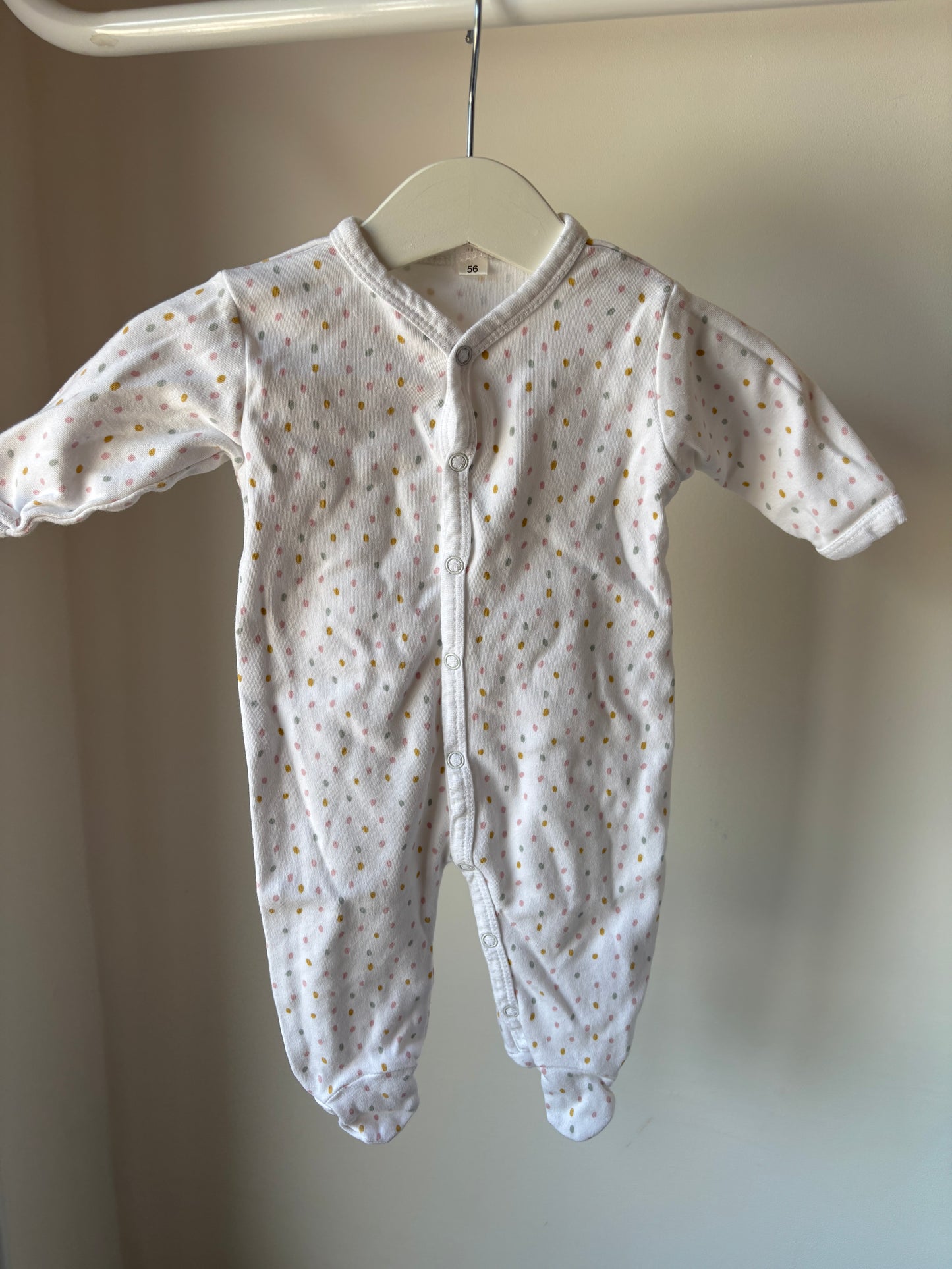 Eendelige gestippelde pyjama