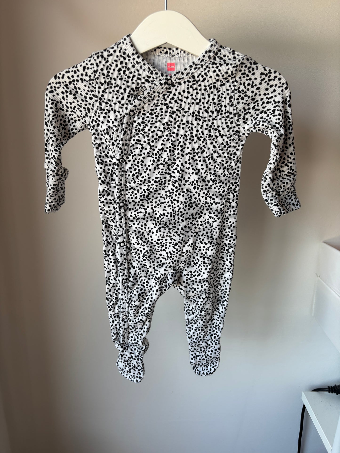 Gestippelde eendelige pyjama