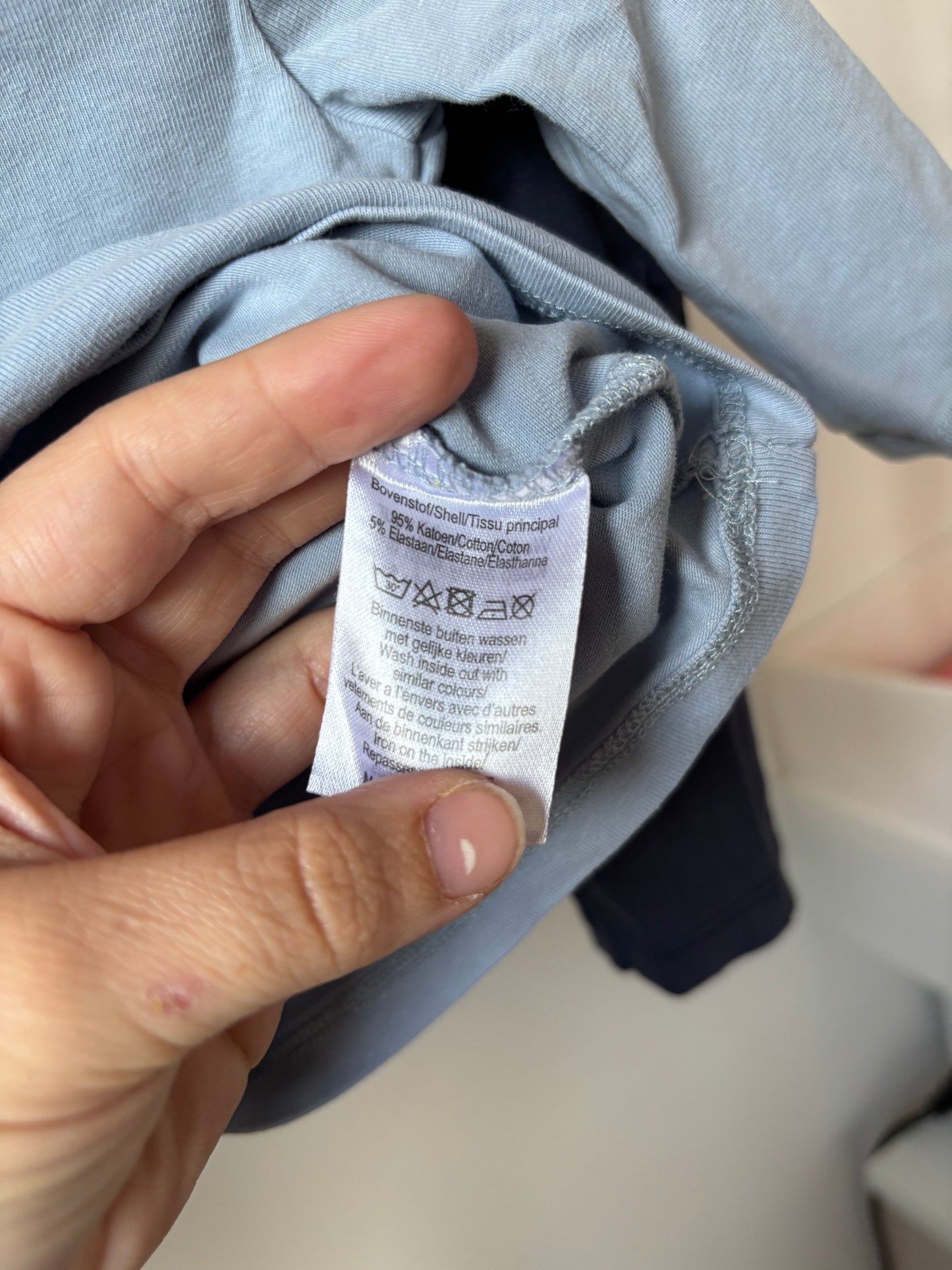 Blauw setje "Hello flower"