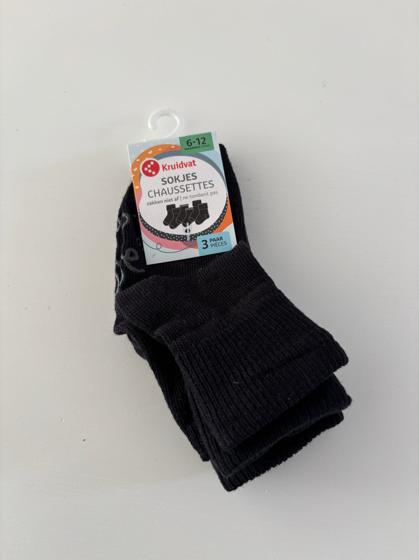 Kruidvat sokken 6-12m - nieuw 💸