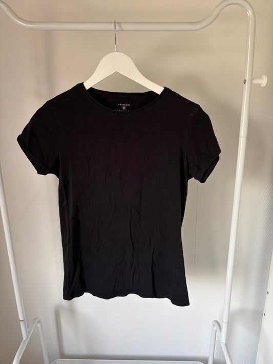 Zwarte basic T-shirt