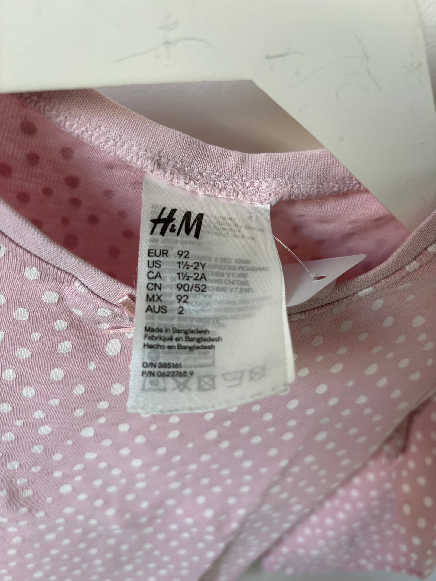 H&M pyjama 92 - goede staat