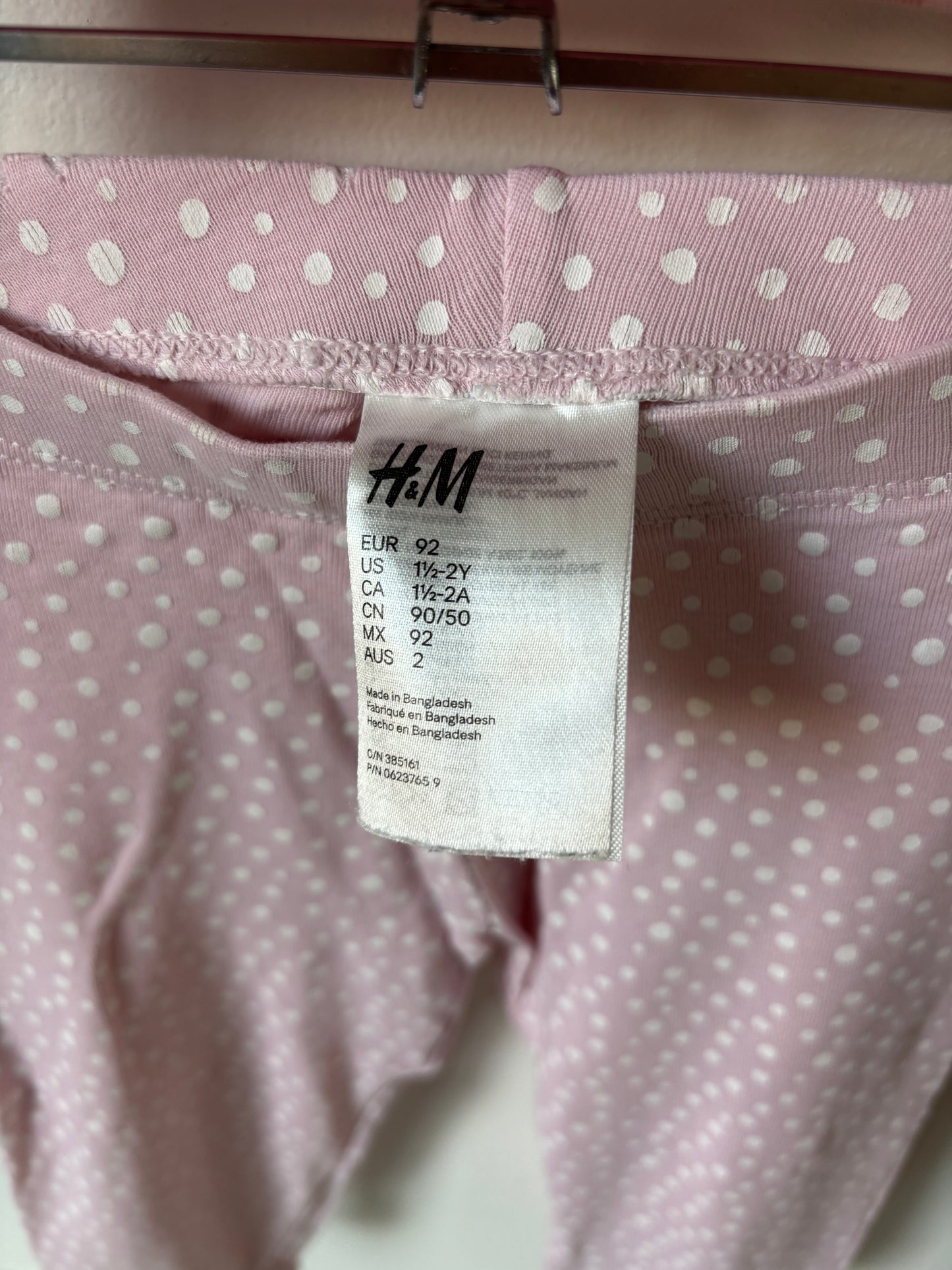 H&M pyjama 92 - goede staat