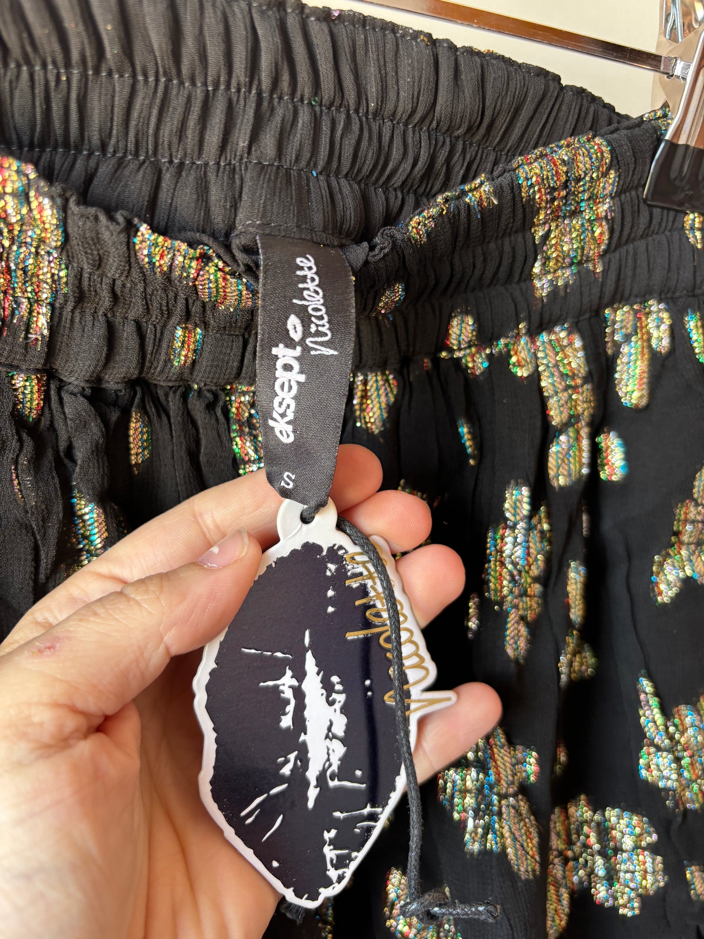 Zwarte rok met glitters