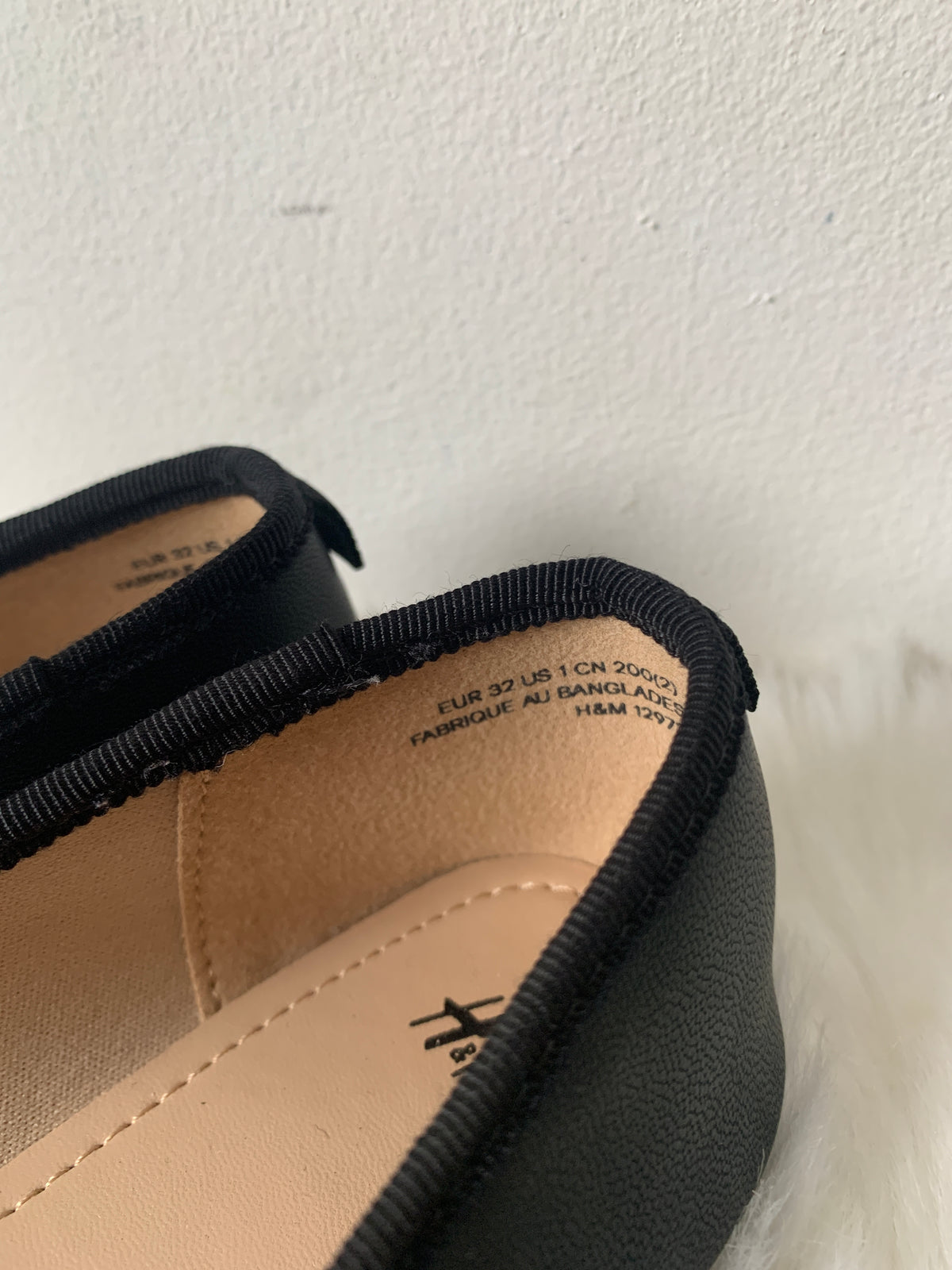 Zwarte ballerina's | H&M | 32