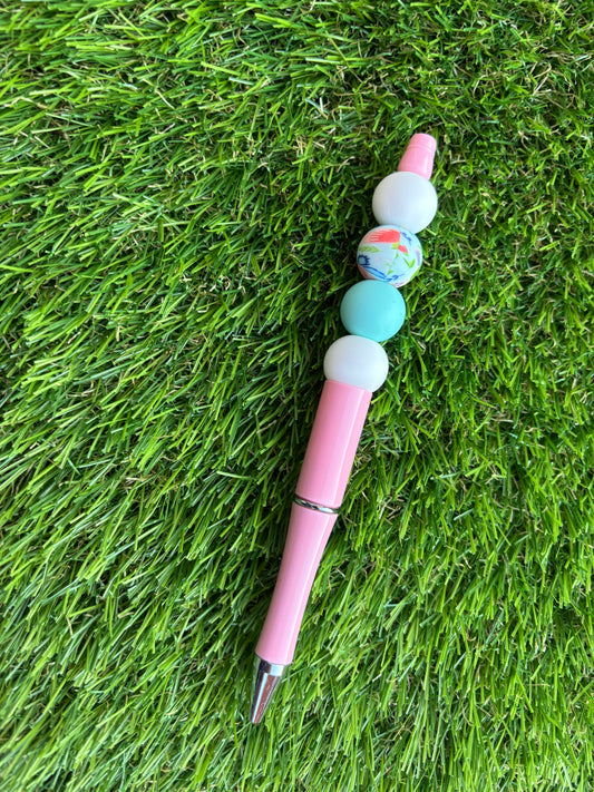 Balpen met geprinte kralen