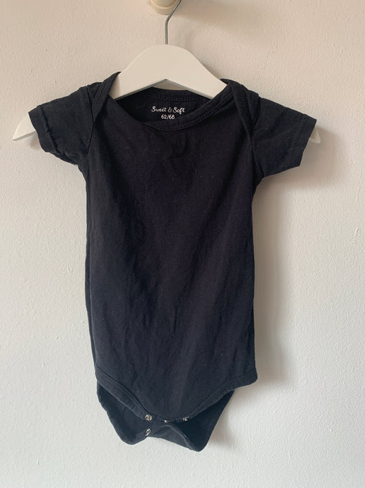 Zwarte romper | Zeeman | 62/68