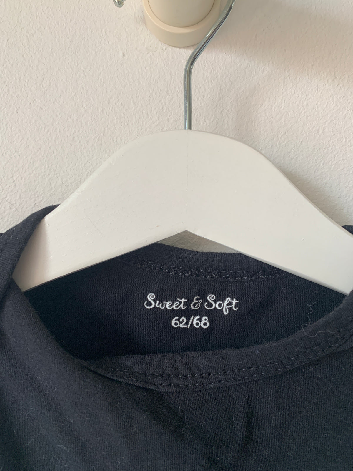 Zwarte romper | Zeeman | 62/68