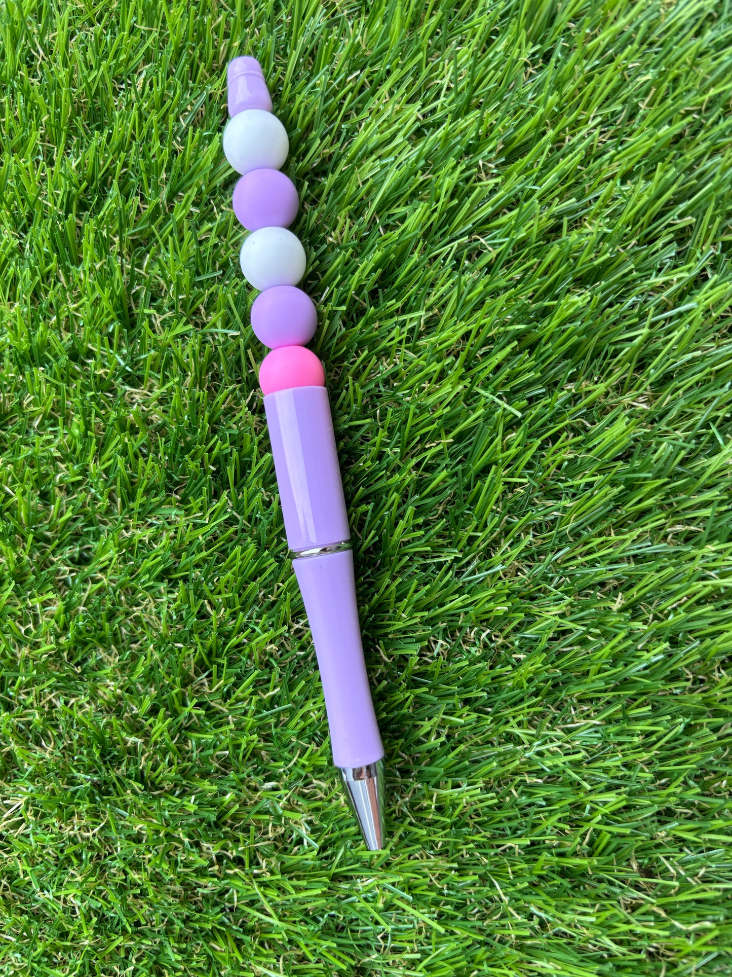 Balpen met effen kralen