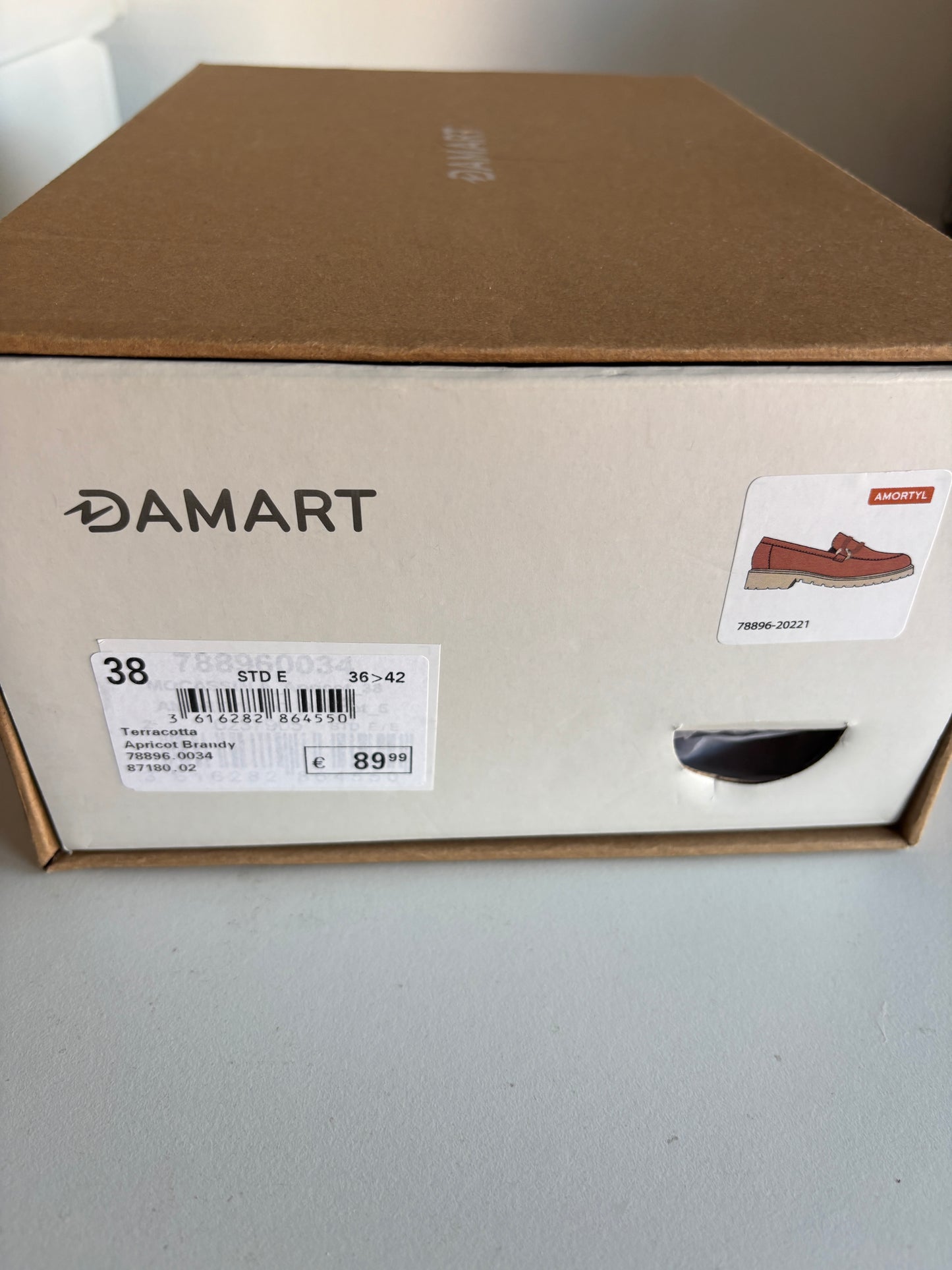 Roestkleurige moccassains