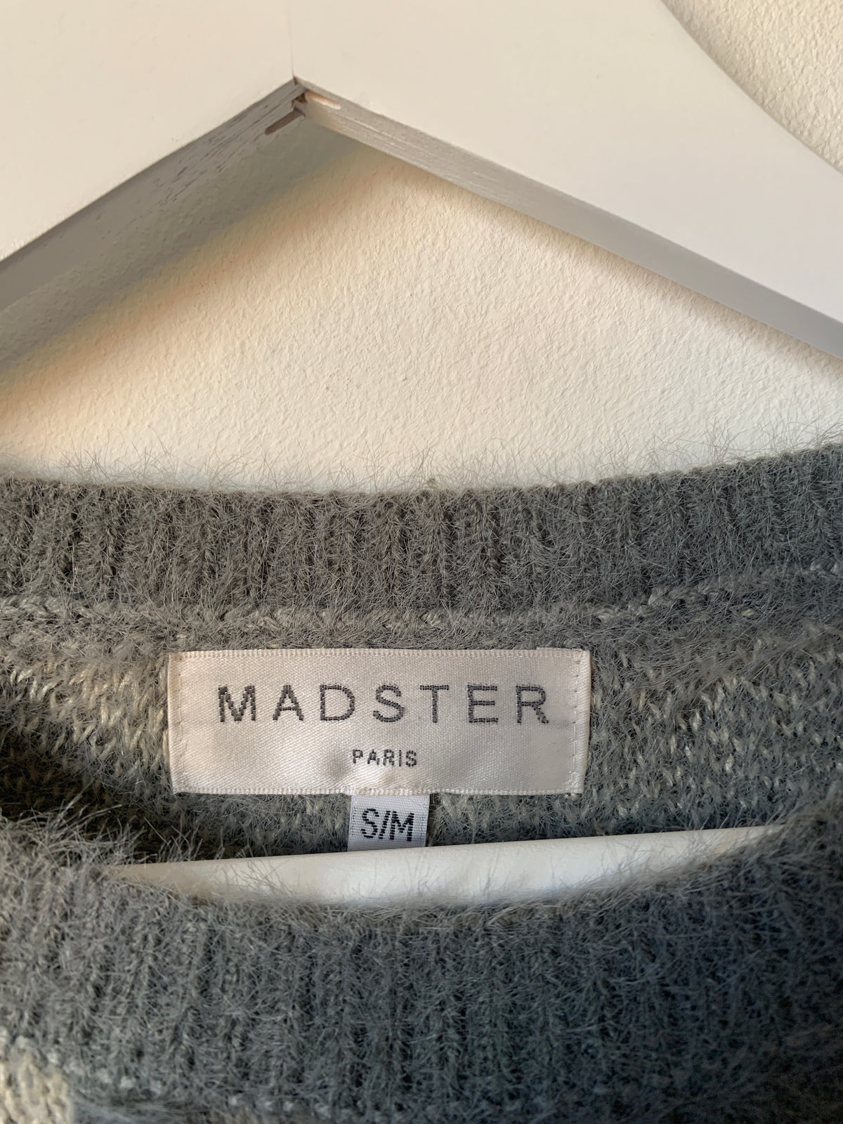 Grijze trui | Madster Paris | S/M
