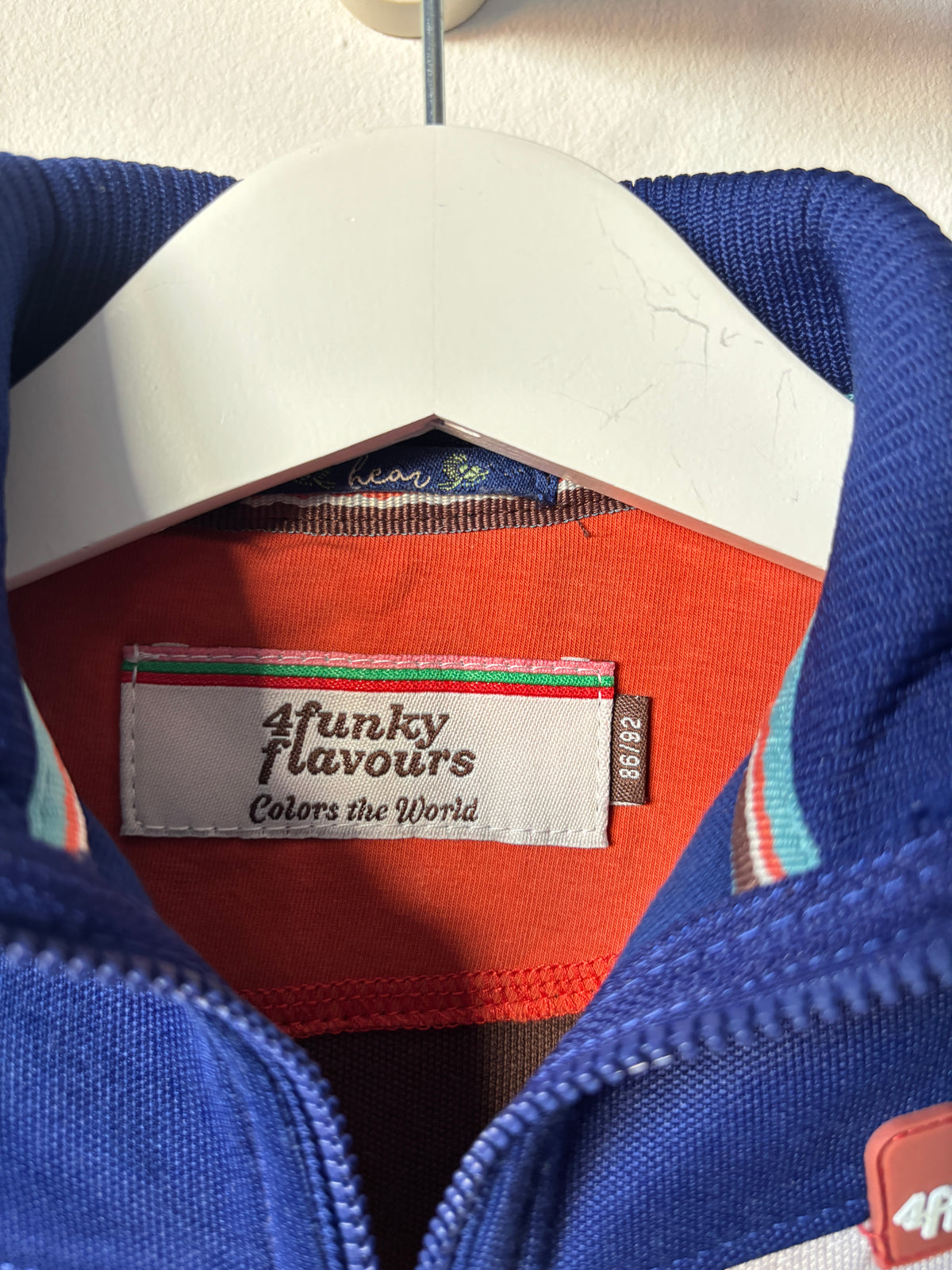 4FF bruine vest 86/92 - nieuwstaat ⭐