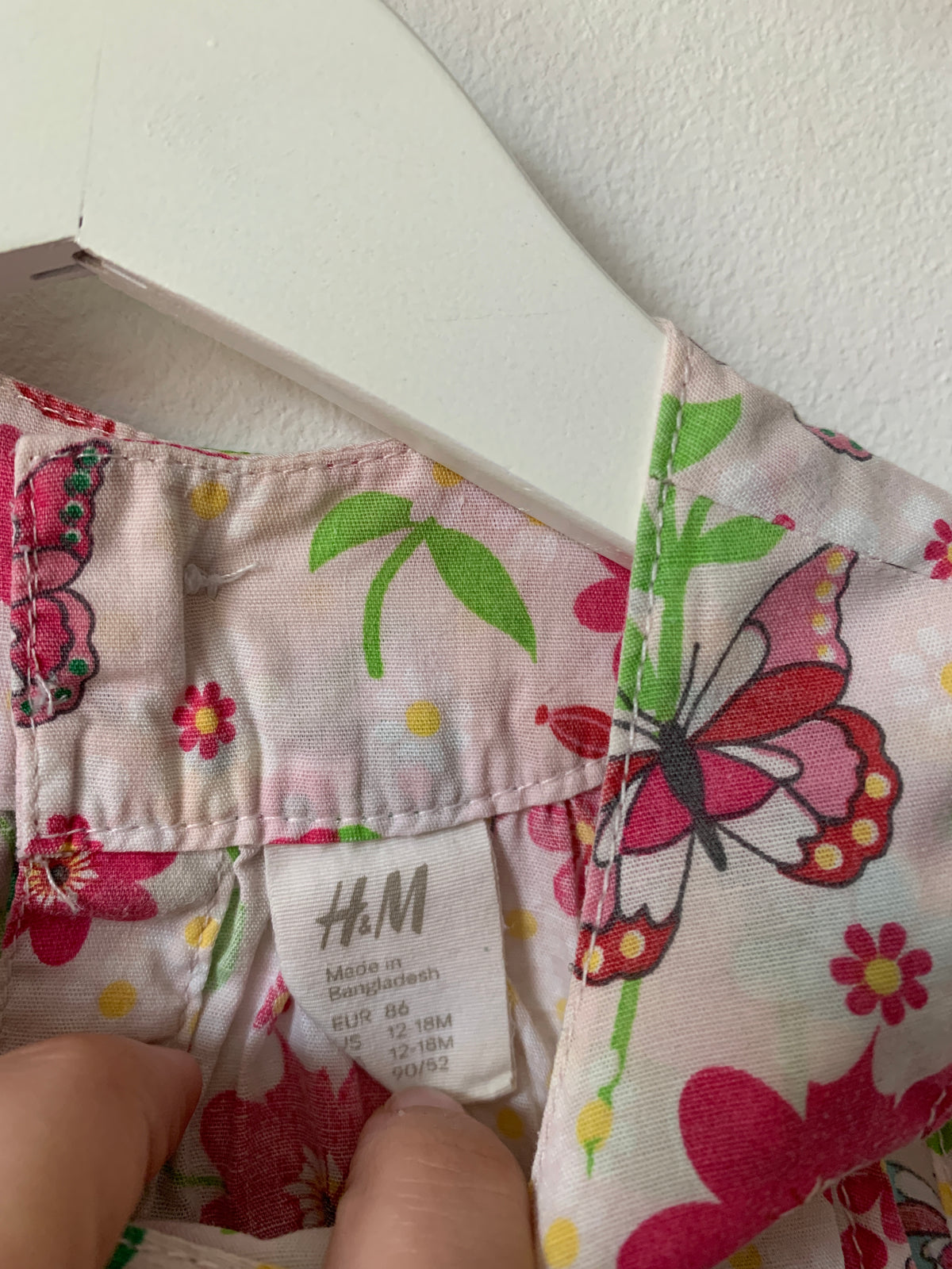 Bloemenjurkje | H&M | 86