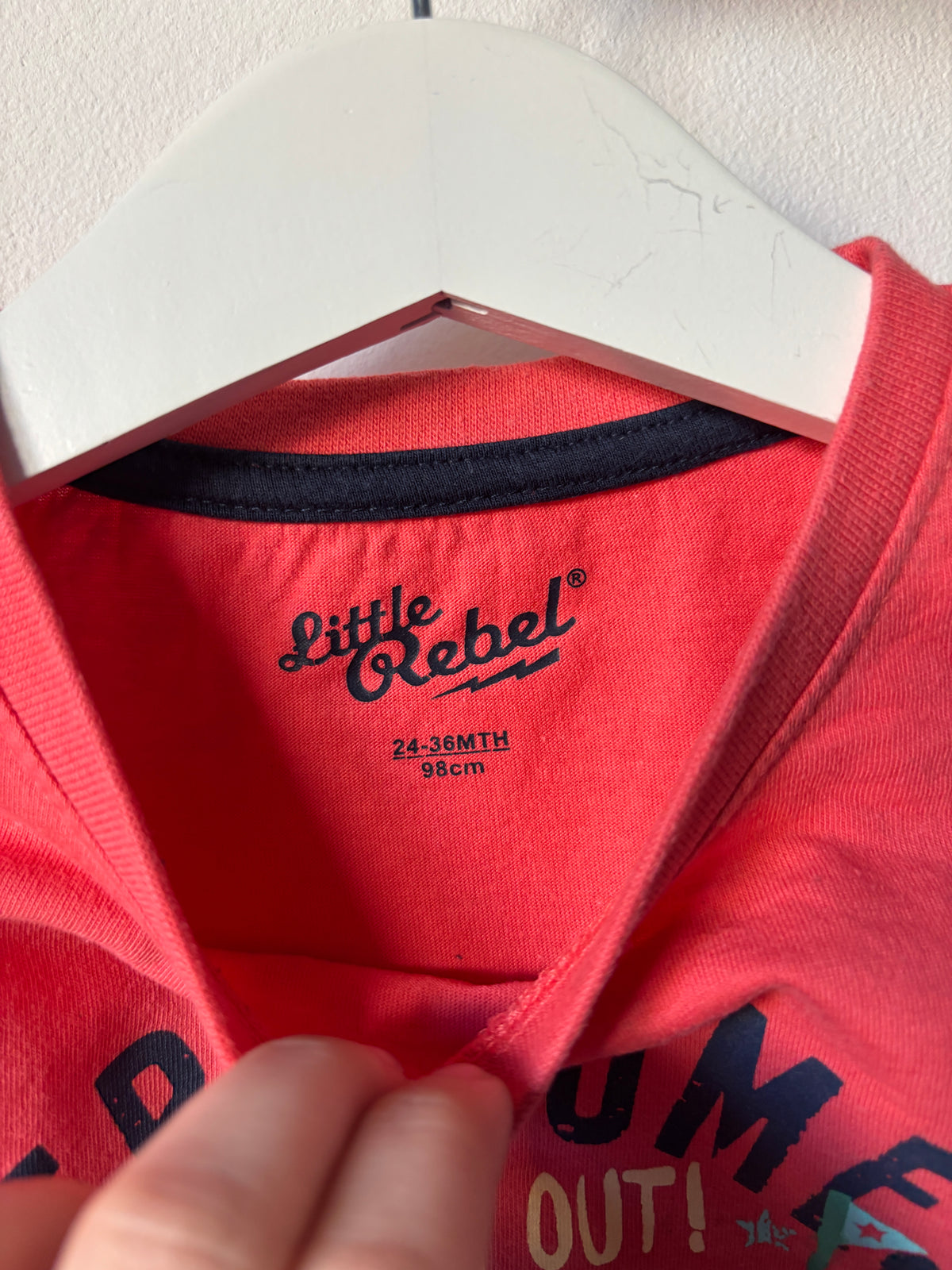 Little Rebel T-shirt 98 - nieuwstaat ⚡