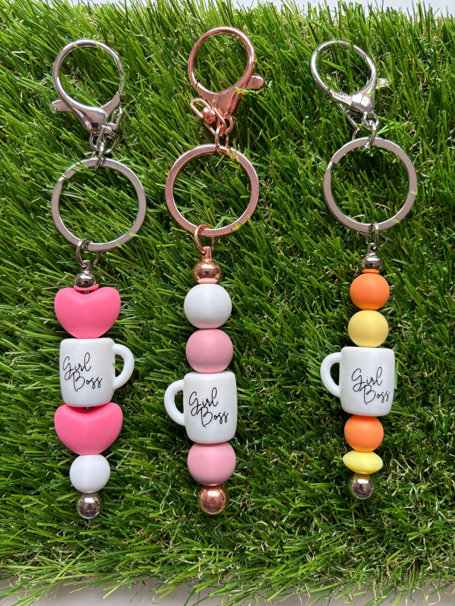 Sleutelhanger "Girl boss"