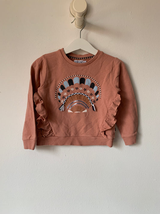 Roze sweatshirt | Dirkje | 92