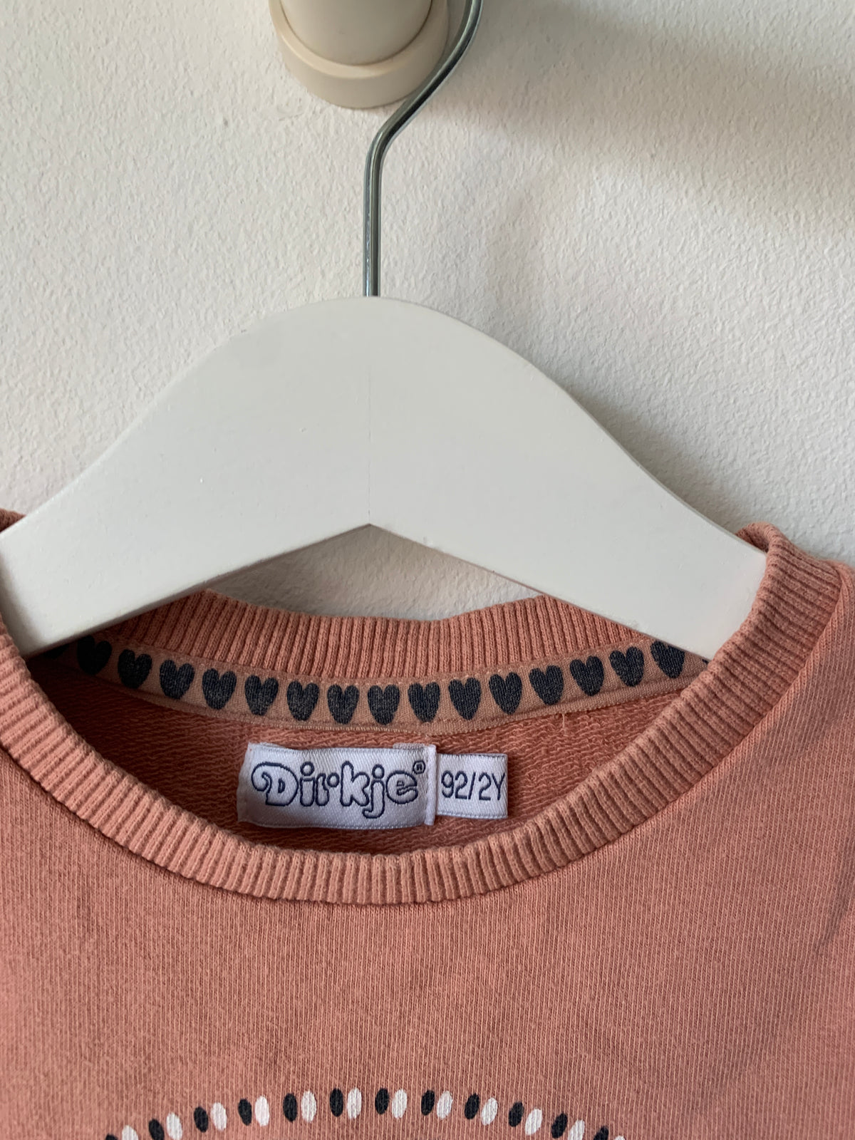 Roze sweatshirt | Dirkje | 92