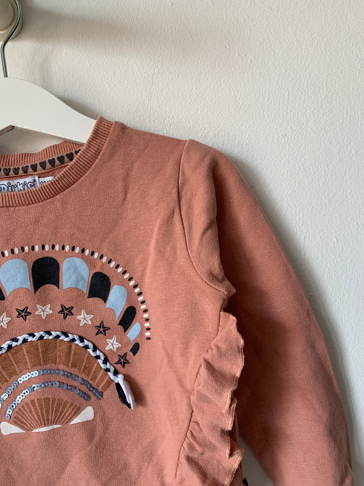 Roze sweatshirt | Dirkje | 92