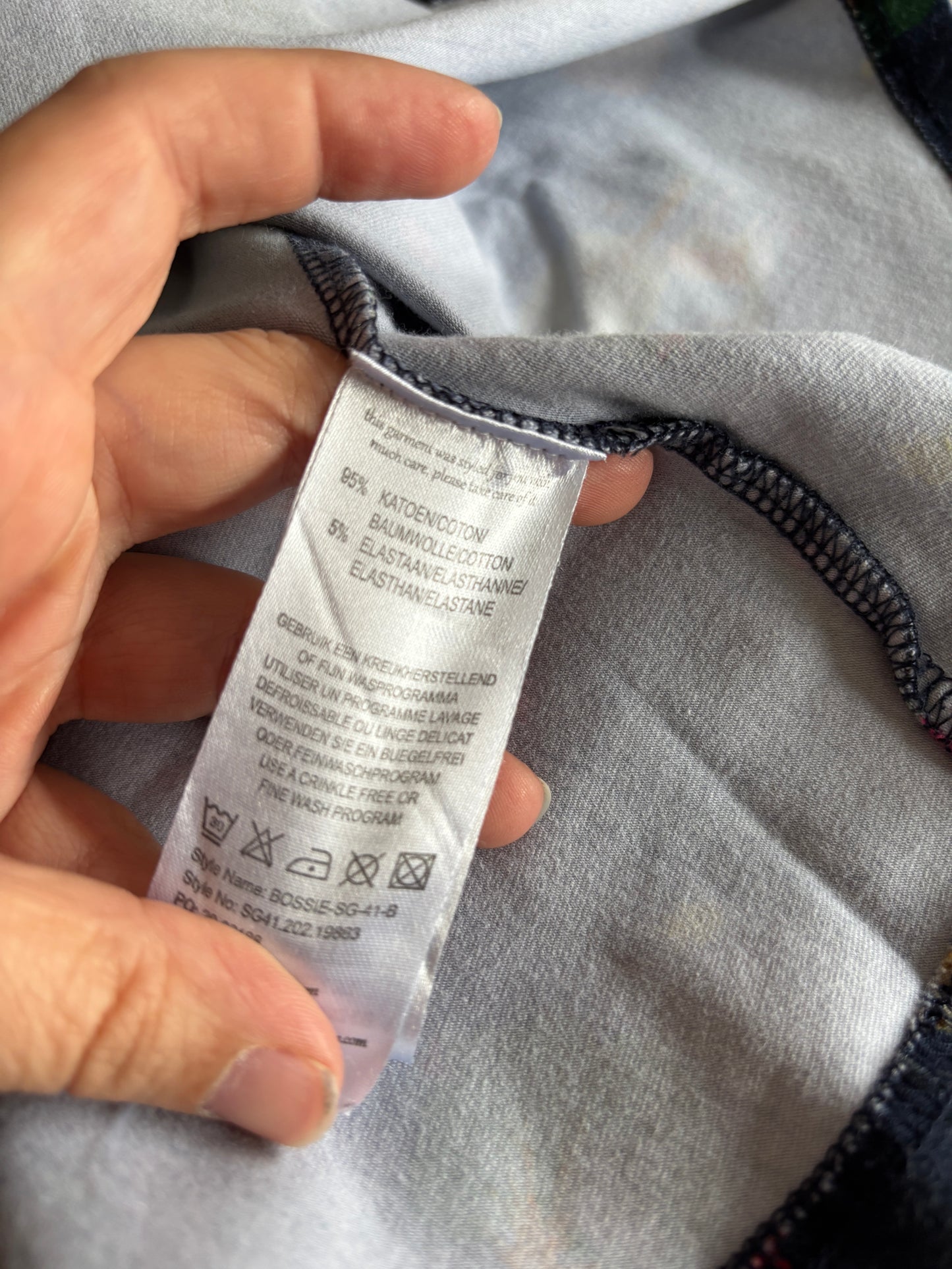 Marineblauw herfstrokje