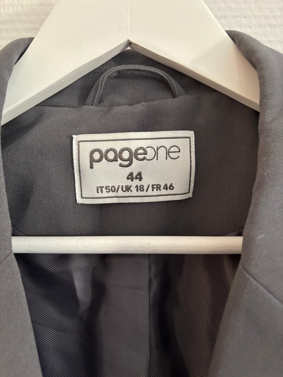 Donkergrijze blazer | PageOne | 44