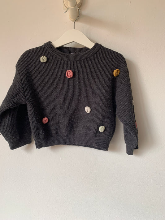 Donkergrijze trui | Zara | 92