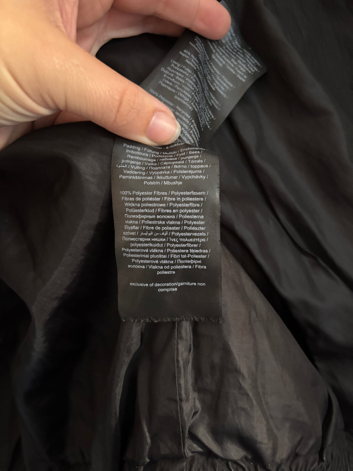 Zwarte winterjas | Only | XL