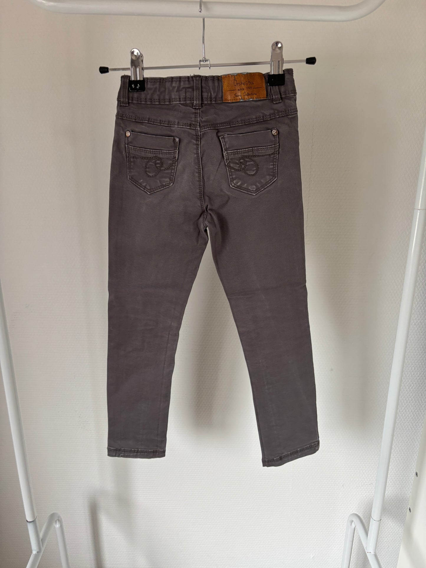 Grijze jeansbroek