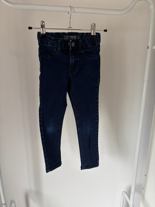Donkerblauwe skinny jeansbroek