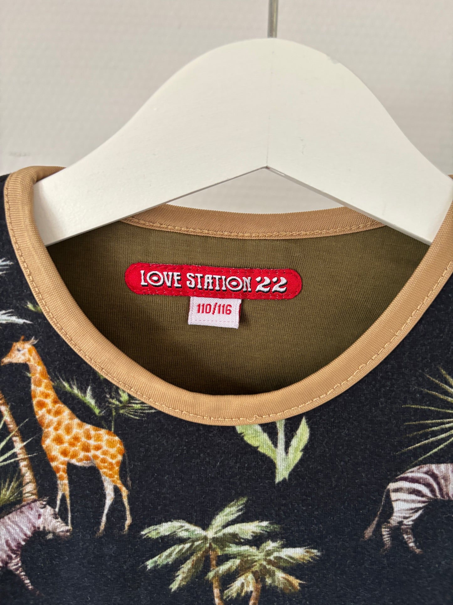 Jurk met giraf en zebra