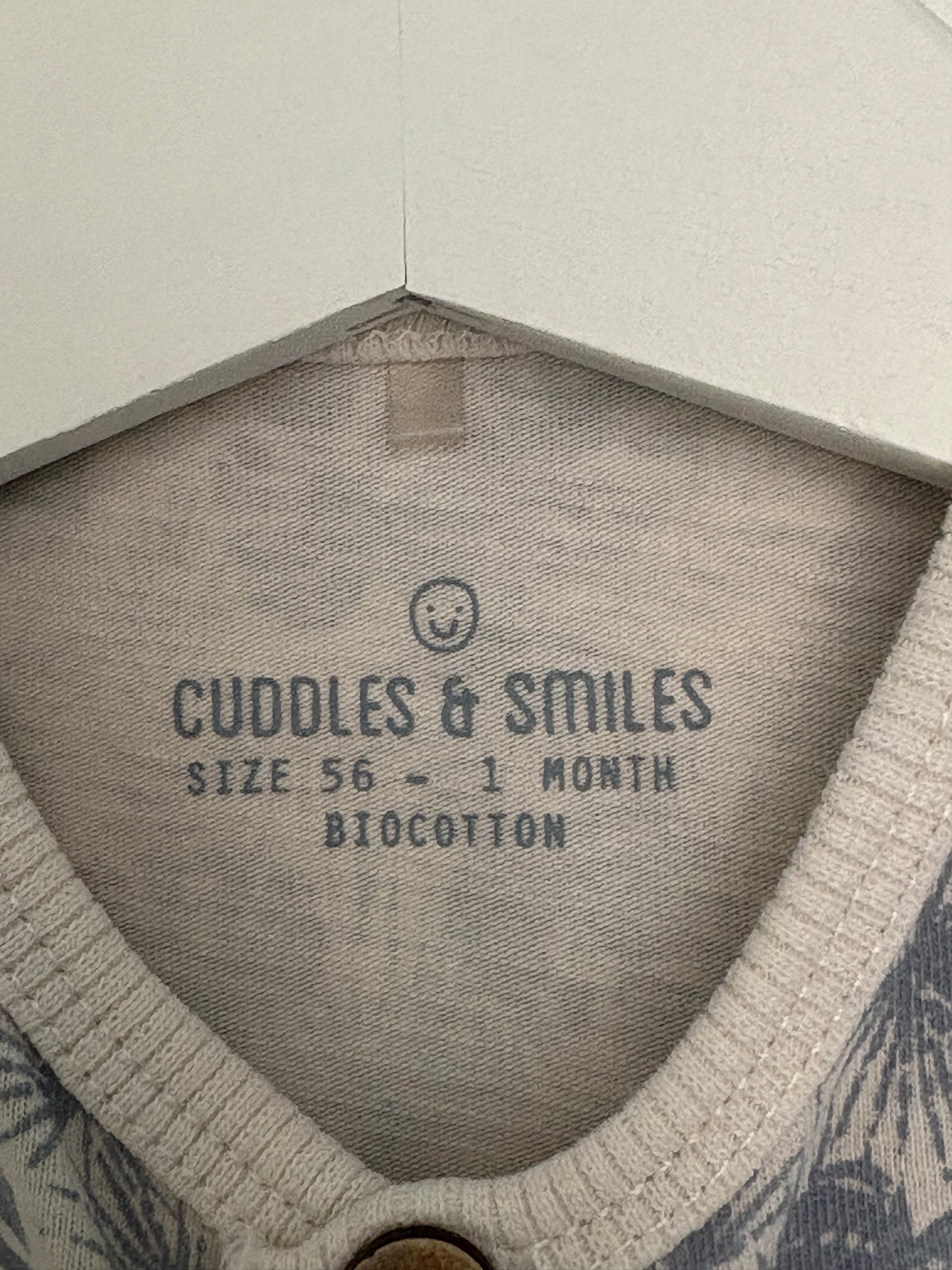 Zomerboxpakje met blauwe palmbladeren