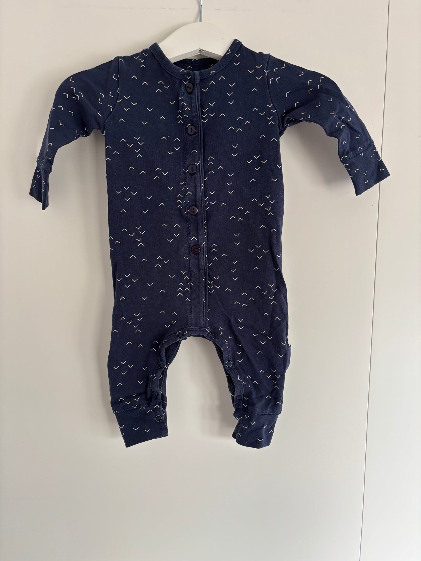 Marineblauw boxpakje