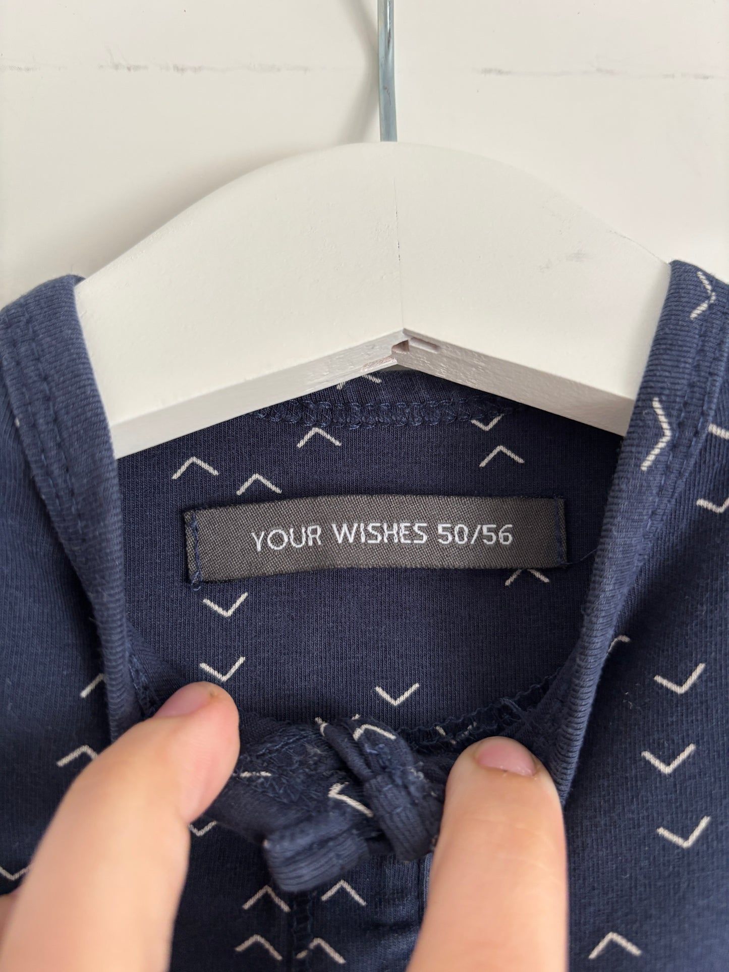 Marineblauw boxpakje