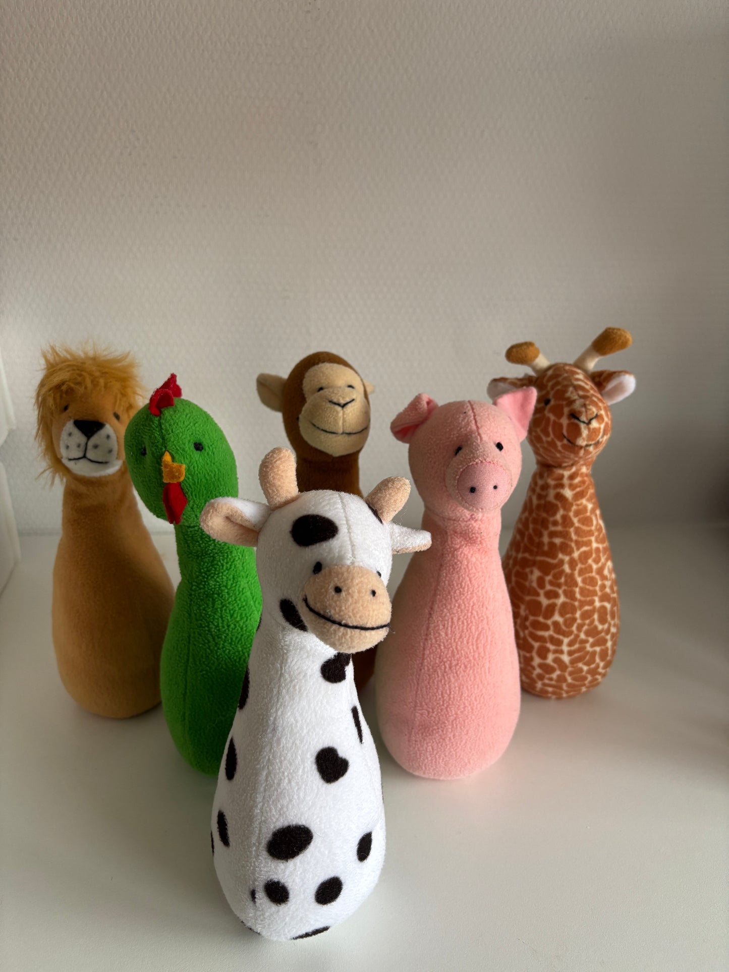 Pluchen dierenbowling