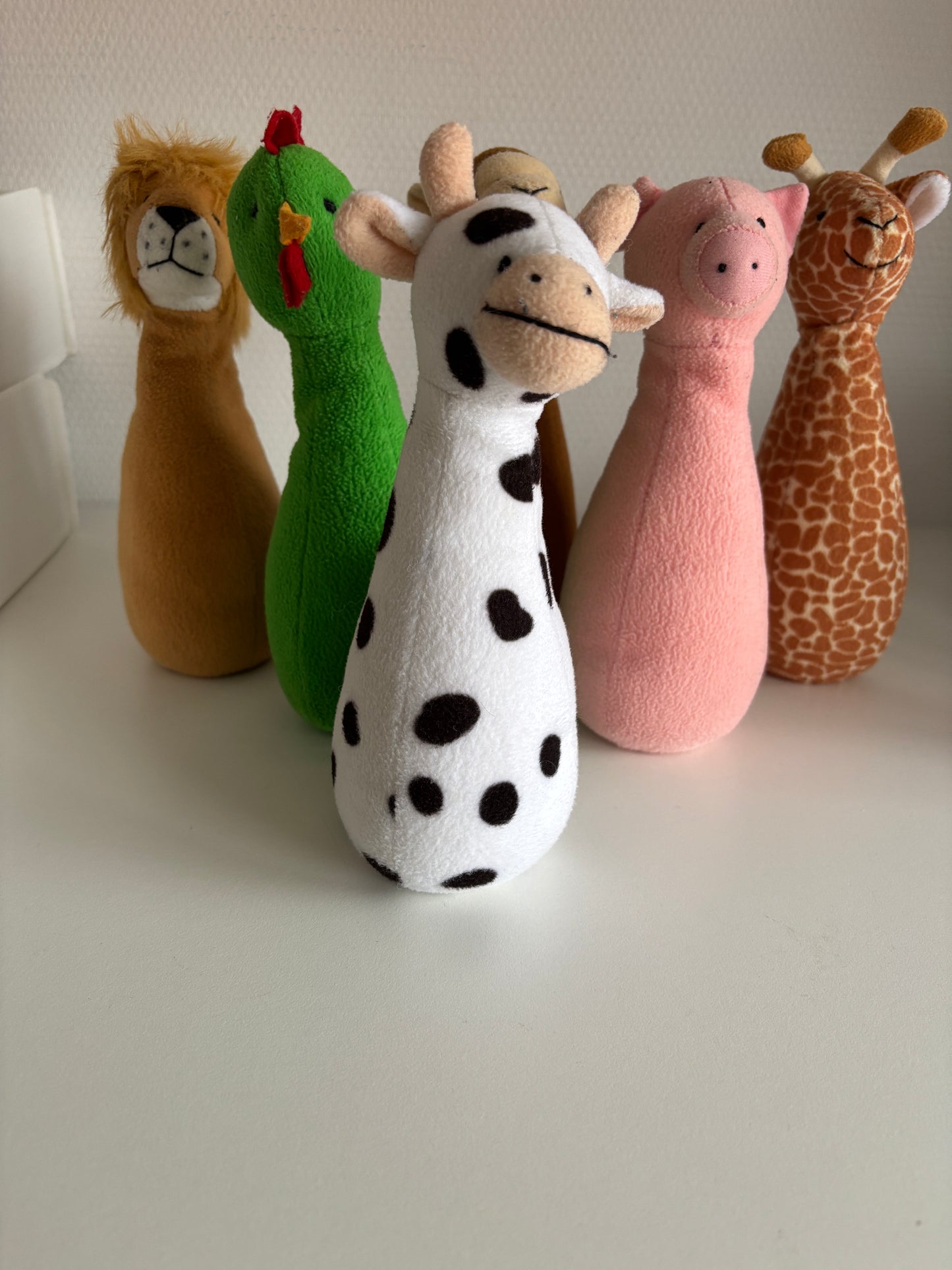 Pluchen dierenbowling