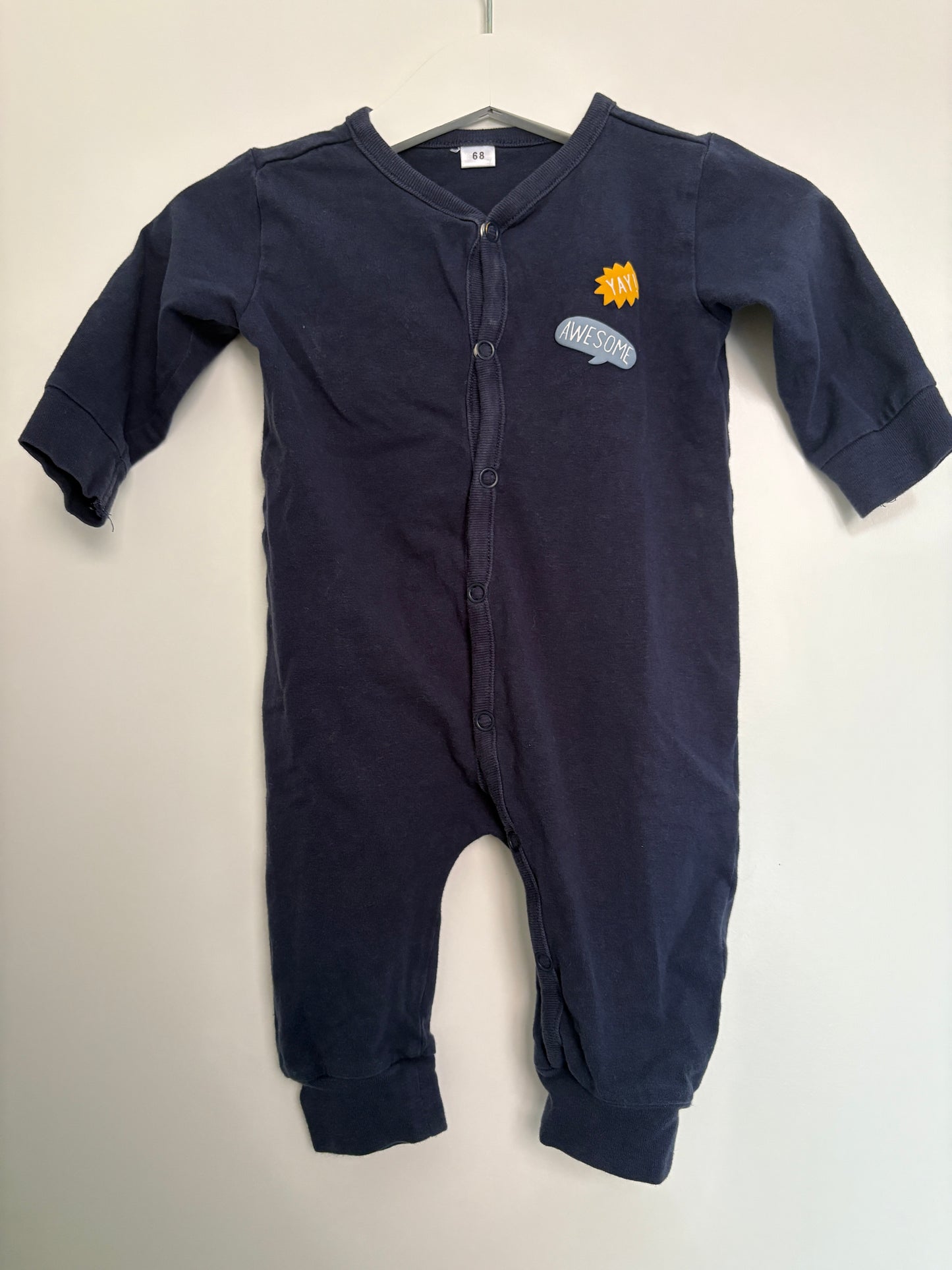 Marineblauw boxpakje