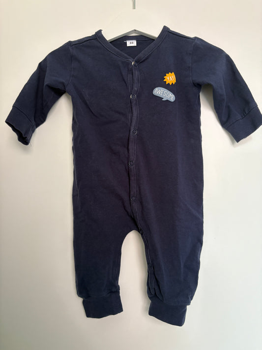 Marineblauw boxpakje