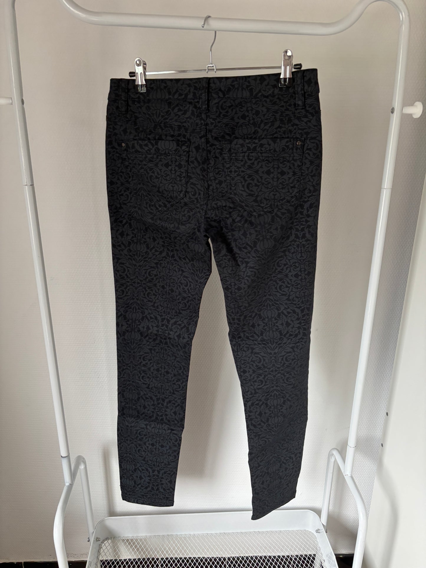 Zwarte jeansbroek