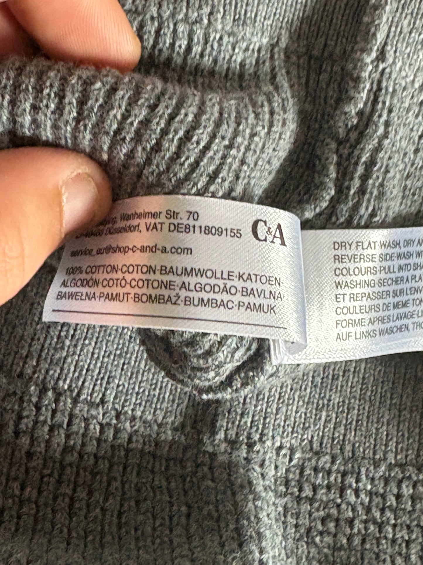 Grijs setje: truitje en broekje