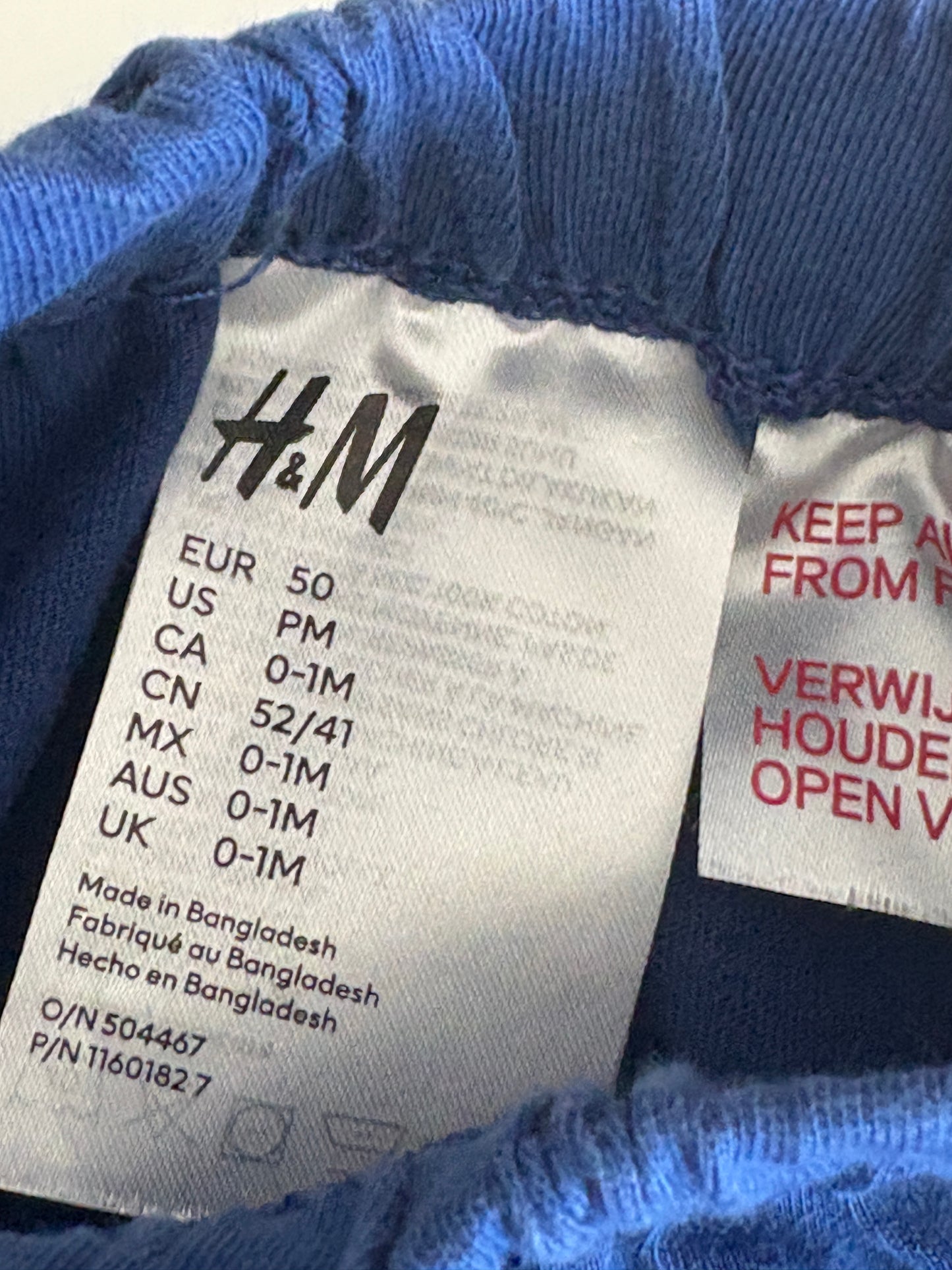 Setje met ankers: T-shirt en shortje