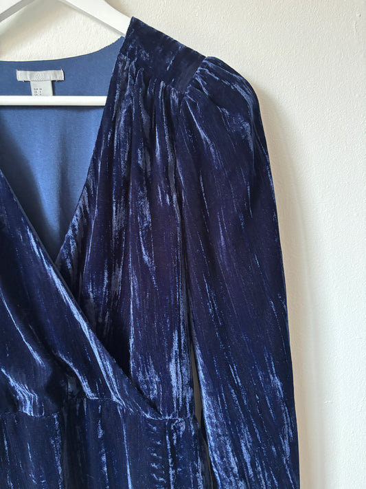 Marineblauwe jurk | H&M | S