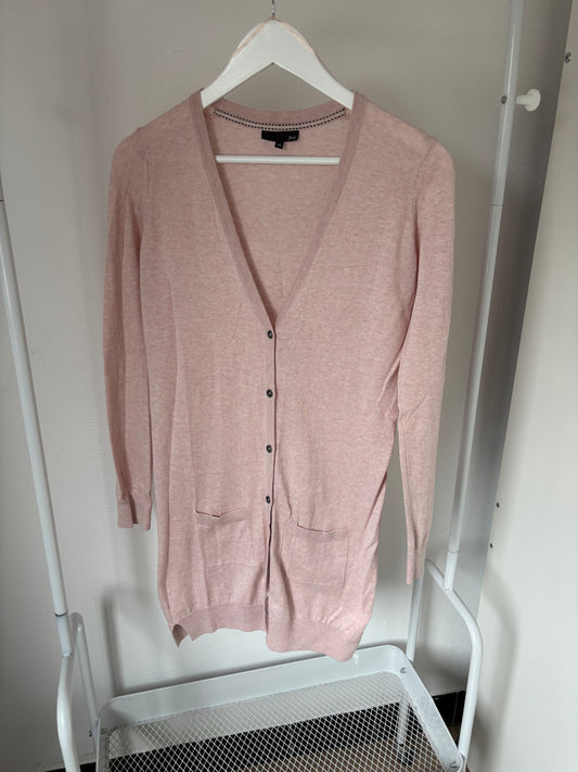 Lichtroze cardigan