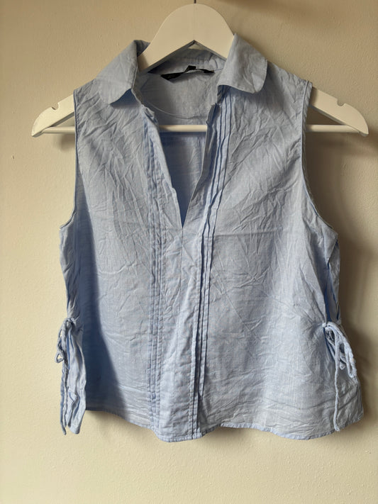 Lichtblauwe blouse | Zara | XS