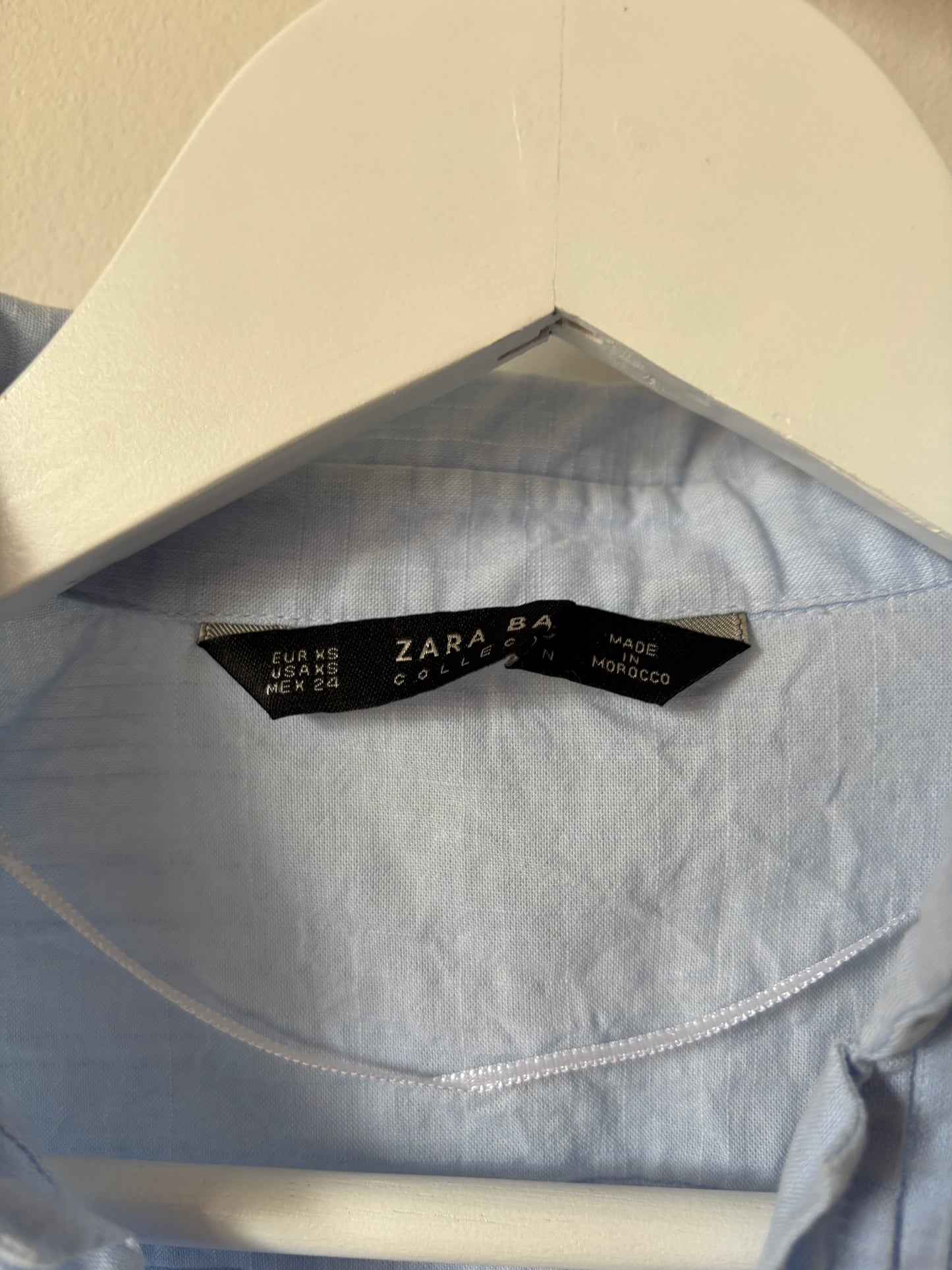 Lichtblauwe blouse | Zara | XS