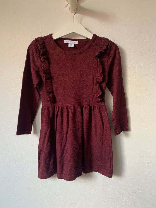 Wijnrood jurkje | Primark | 98