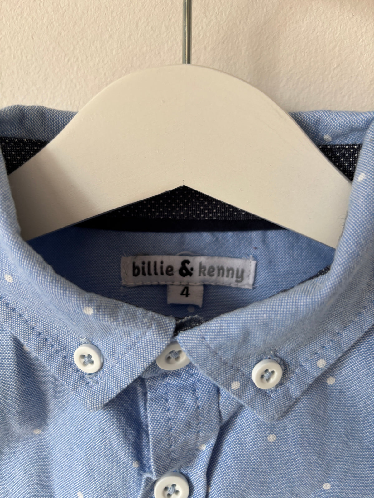 Billie & Kenny hemd 104 - nieuwstaat ⚡