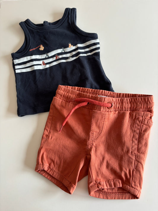 Setje: Topje en bermuda