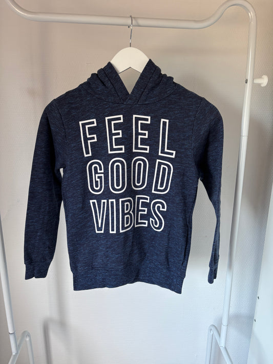 Marineblauwe sweater